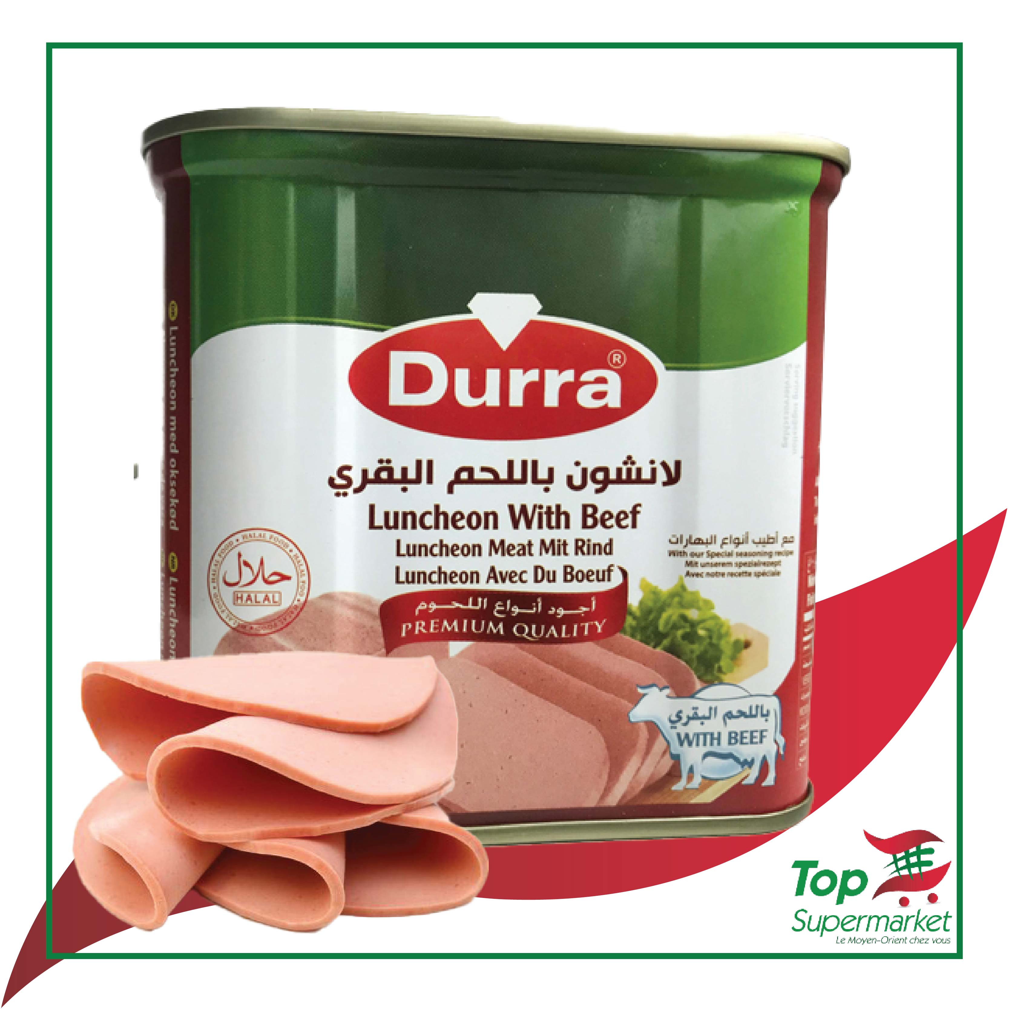 Durra mortadelle de boeuf 340gr HALAL